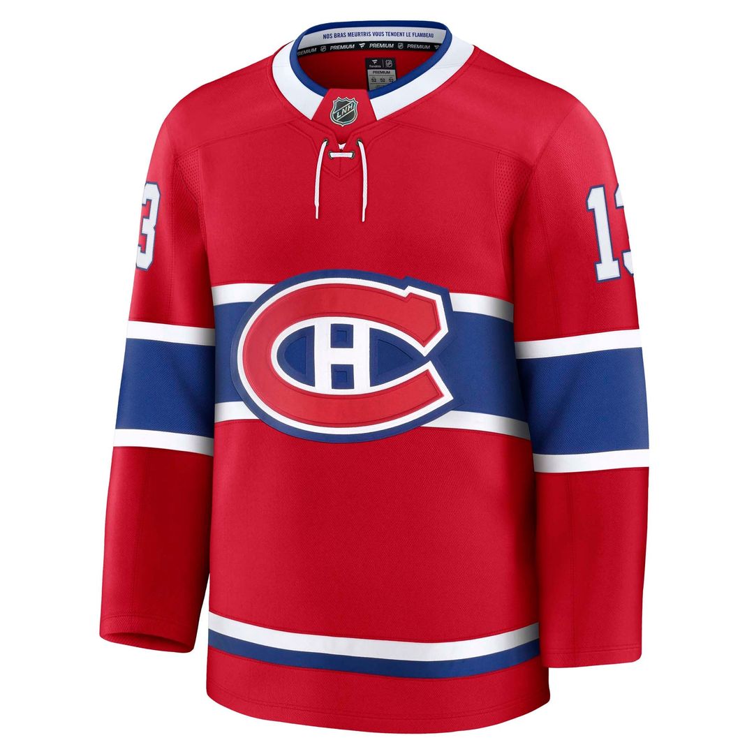 Cole Caufield Montreal Canadiens Fanatics Home Premium Jersey - Red