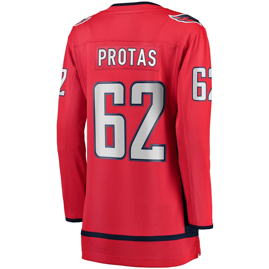 Ilya Protas Washington Capitals Fanatics Women's Home Breakaway Jersey - Red
