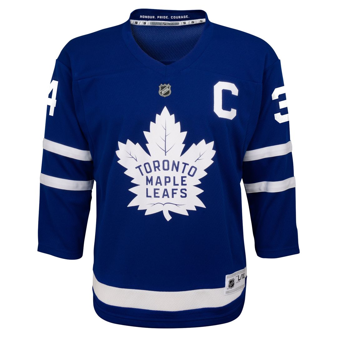 Auston Matthews Toronto Maple Leafs Youth Home Player Replica Jersey - Blue