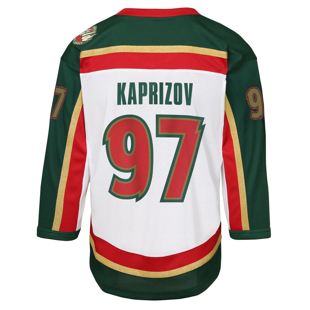 Kirill Kaprizov Minnesota Wild Youth 25th Anniversary Player Replica Jersey - White