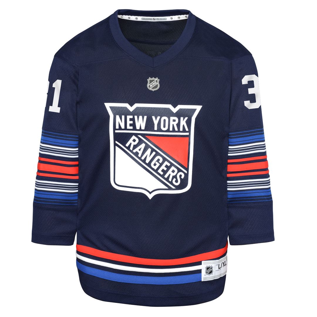 Igor Shesterkin New York Rangers Youth Alternate Player Replica Jersey - Navy