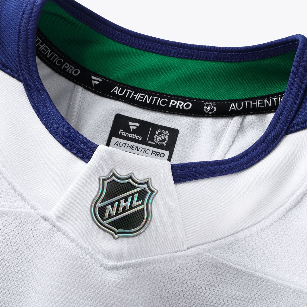 Vancouver Canucks Fanatics Away Authentic Pro Jersey - White