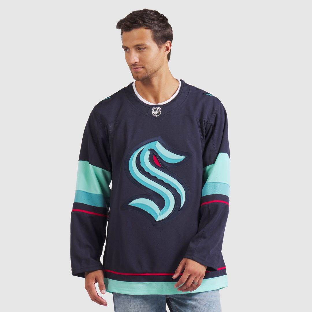 Seattle Kraken Fanatics Home Premium Jersey - Deep Sea Blue