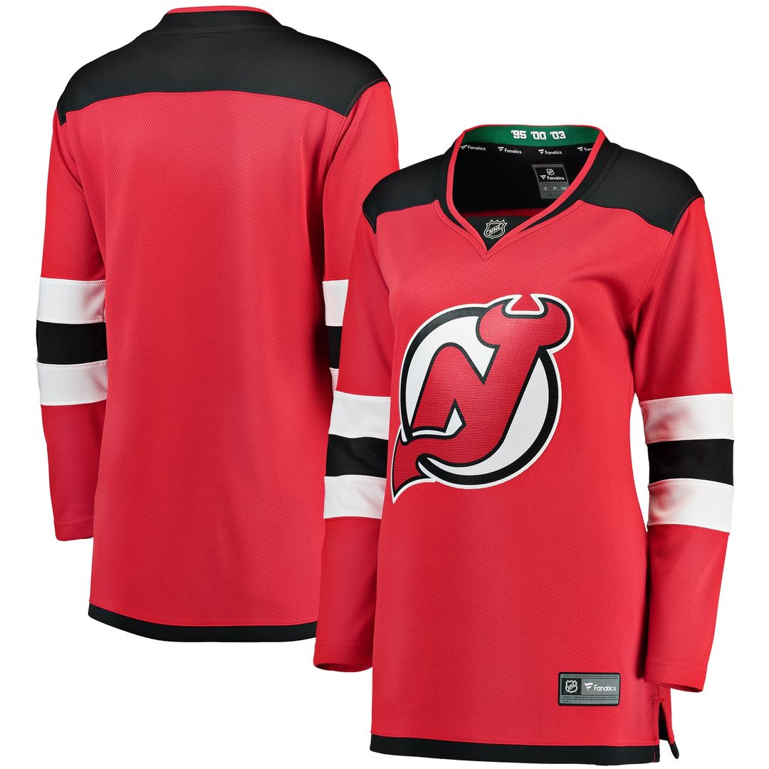 New Jersey Devils Fanatics Women's Home Breakaway Jersey - Red
