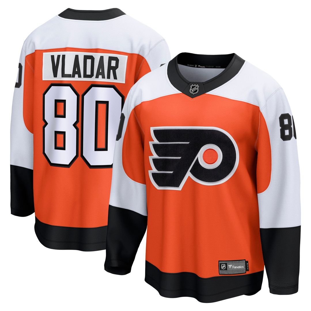 Dan Vladar Philadelphia Flyers Fanatics Home Breakaway Jersey - Orange