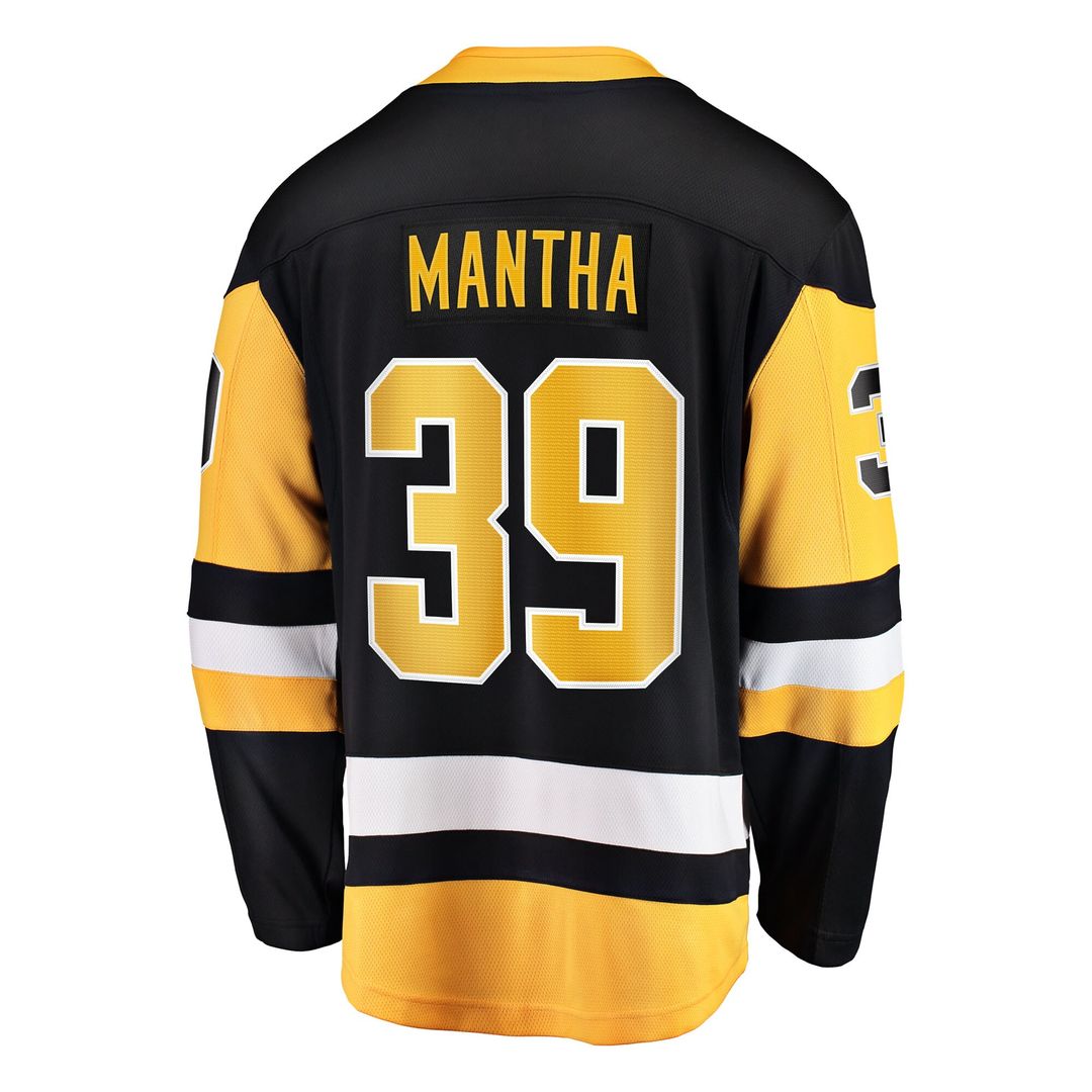 Anthony Mantha Pittsburgh Penguins Fanatics Home Breakaway Jersey - Black