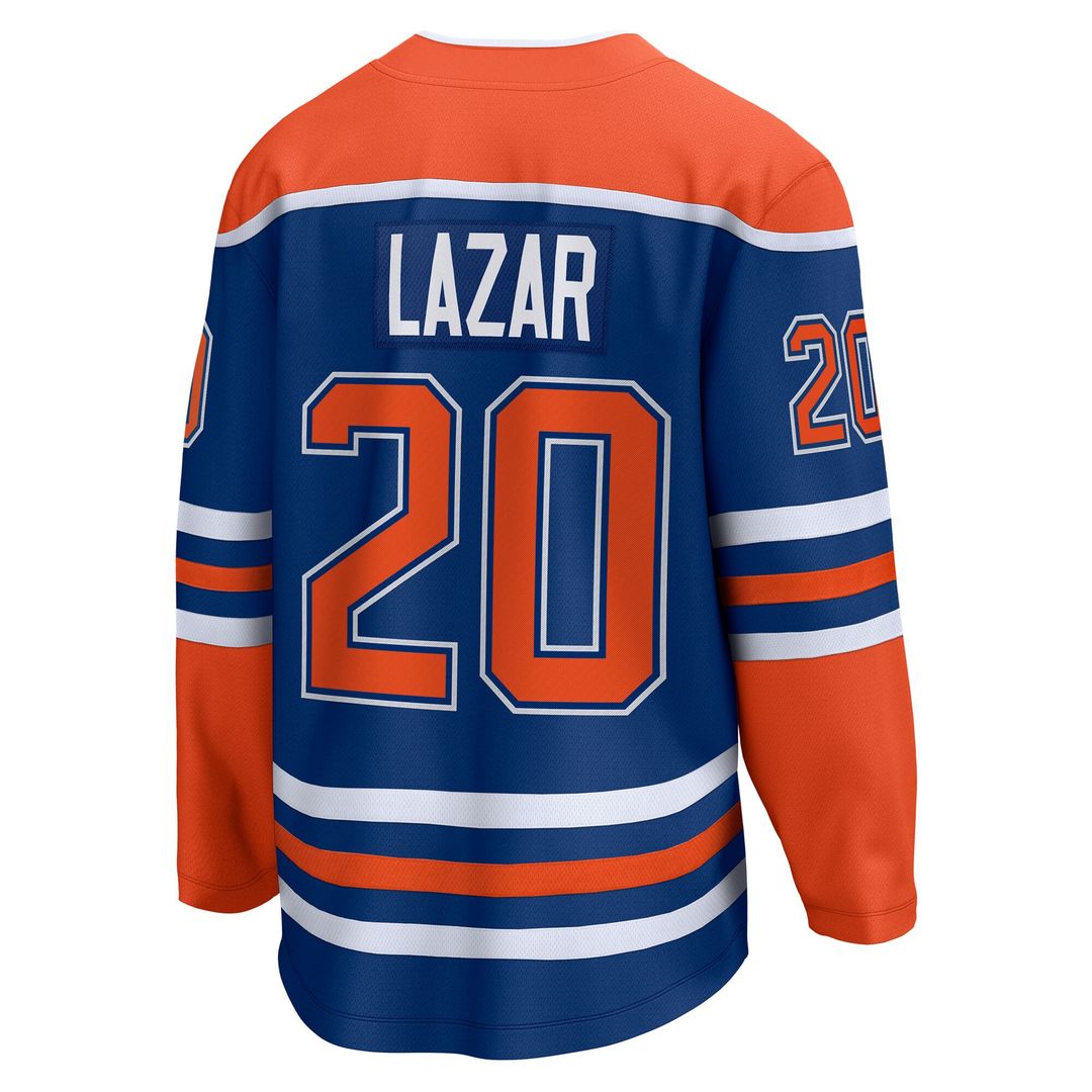 Curtis Lazar Edmonton Oilers Fanatics Home Breakaway Jersey - Royal