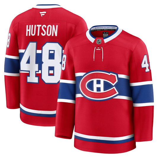 Lane Hutson Montreal Canadiens Fanatics Home Premium Jersey - Red