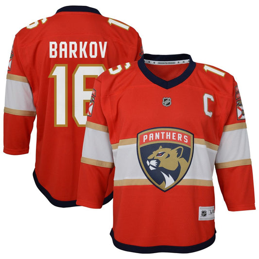Aleksander Barkov Florida Panthers Youth Home Captain Player Replica Jersey - Red