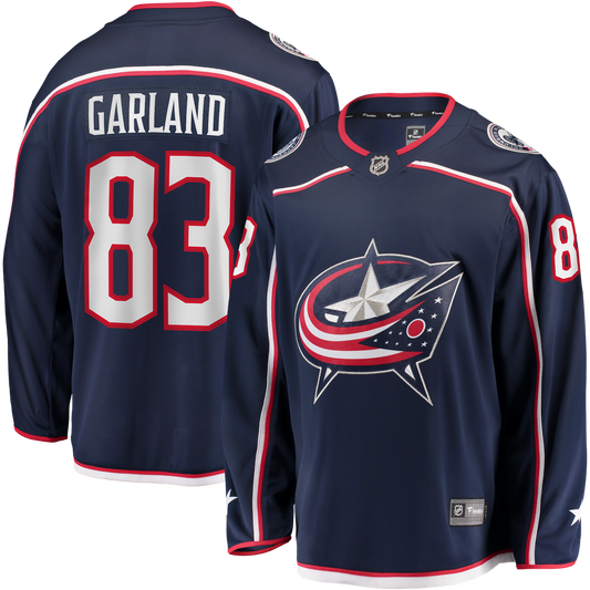 Conor Garland Columbus Blue Jackets Fanatics Home Breakaway Jersey - Navy