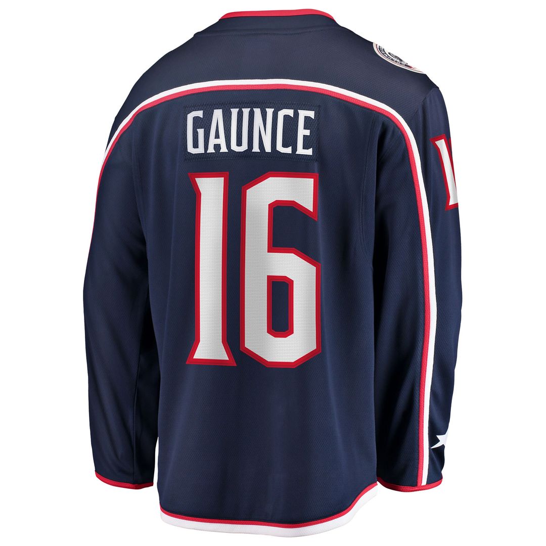 Brendan Gaunce Columbus Blue Jackets Fanatics Home Breakaway Jersey - Navy