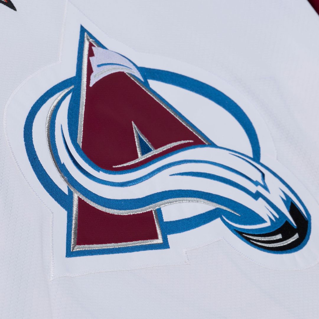 Joe Sakic Colorado Avalanche Mitchell & Ness 1995 Power Play Jersey - White