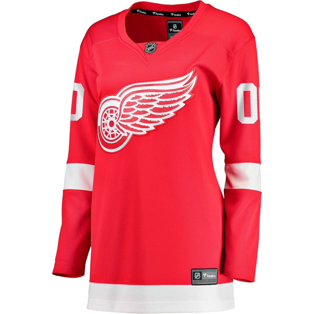 Detroit Red Wings Fanatics Women's Home Breakaway Custom Jersey - Red