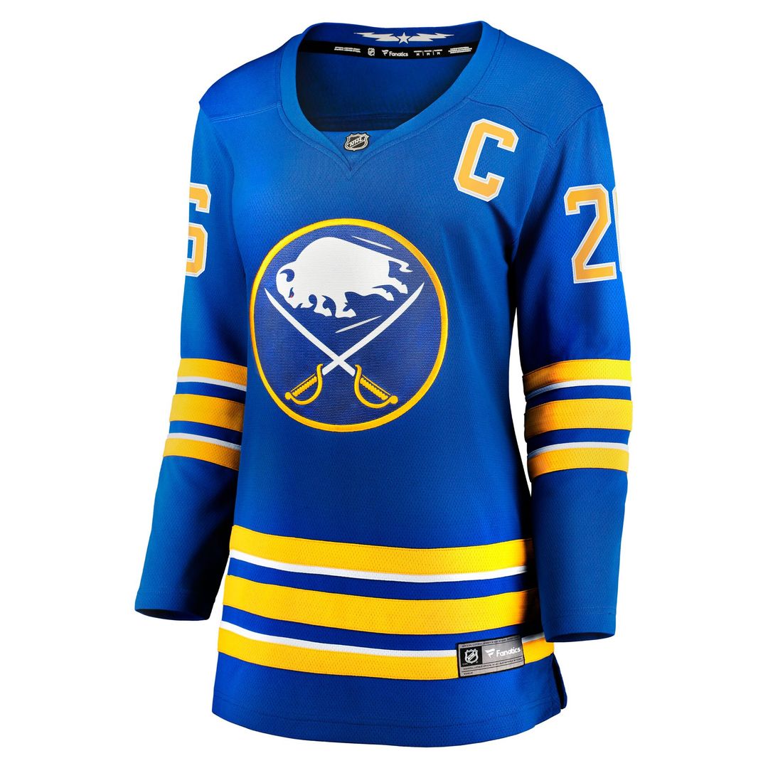 Rasmus Dahlin Buffalo Sabres Fanatics Women's Home Captain Patch Breakaway Jersey - Royal
