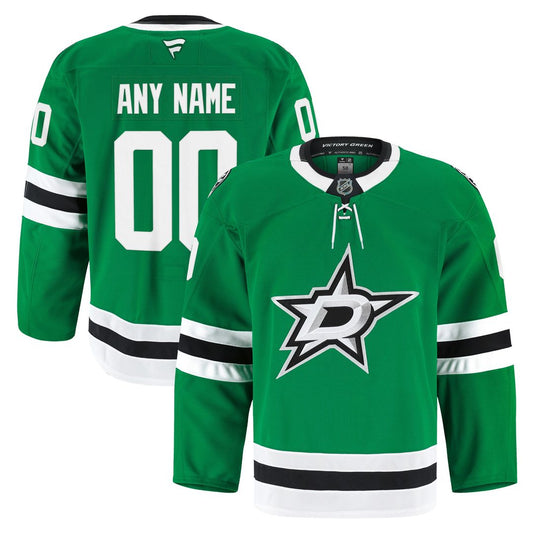 Dallas Stars Fanatics Home Authentic Pro Custom Jersey - Kelly Green