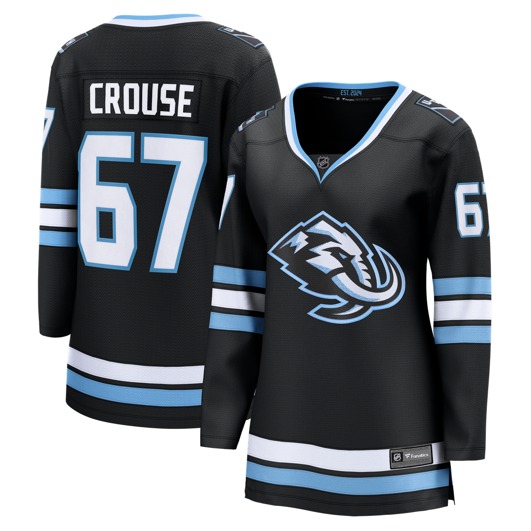 Lawson Crouse Utah Mammoth Fanatics Women's Home Breakaway Player Jersey - Black