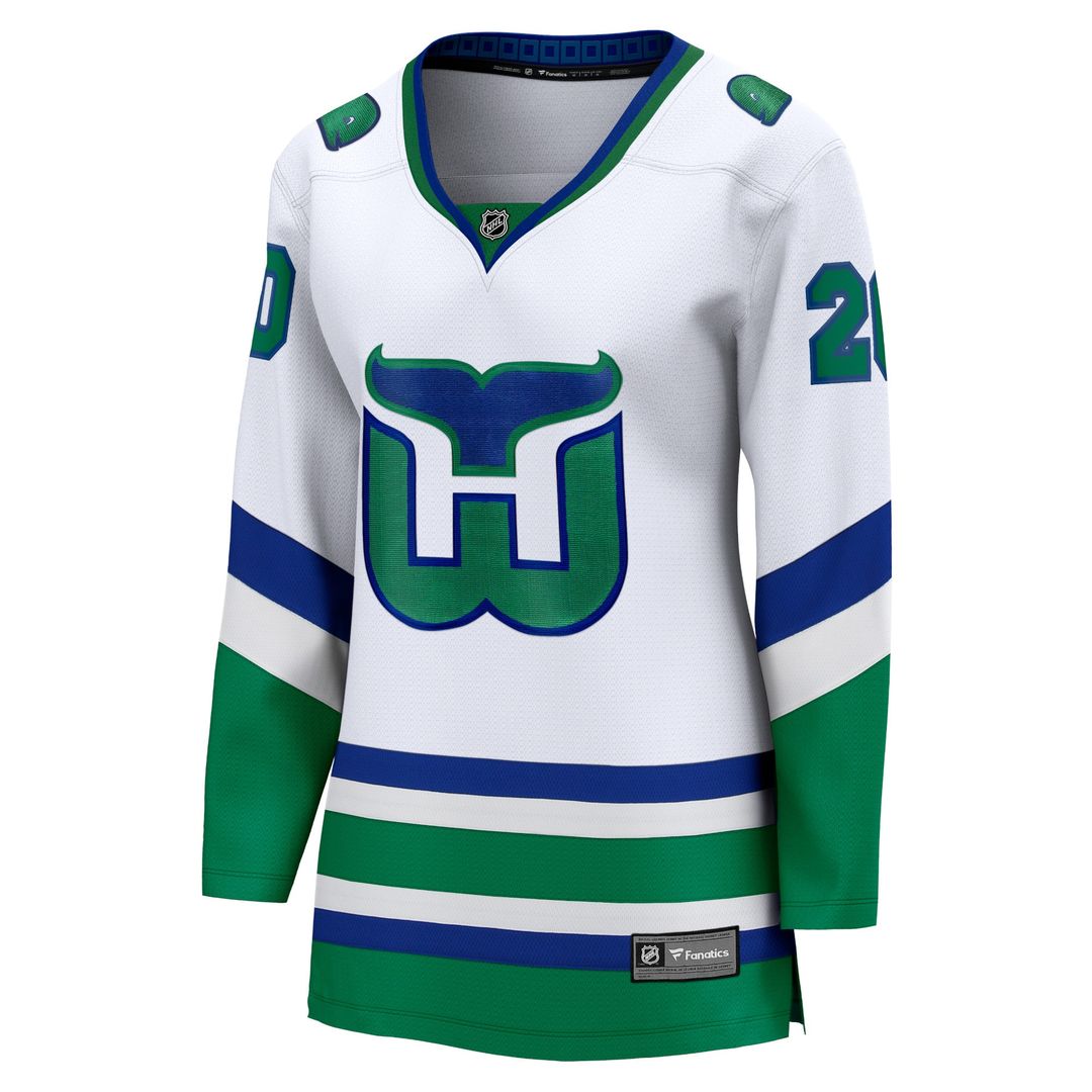 Sebastian Aho Carolina Hurricanes Fanatics Women's Throwback Breakaway Jersey - White