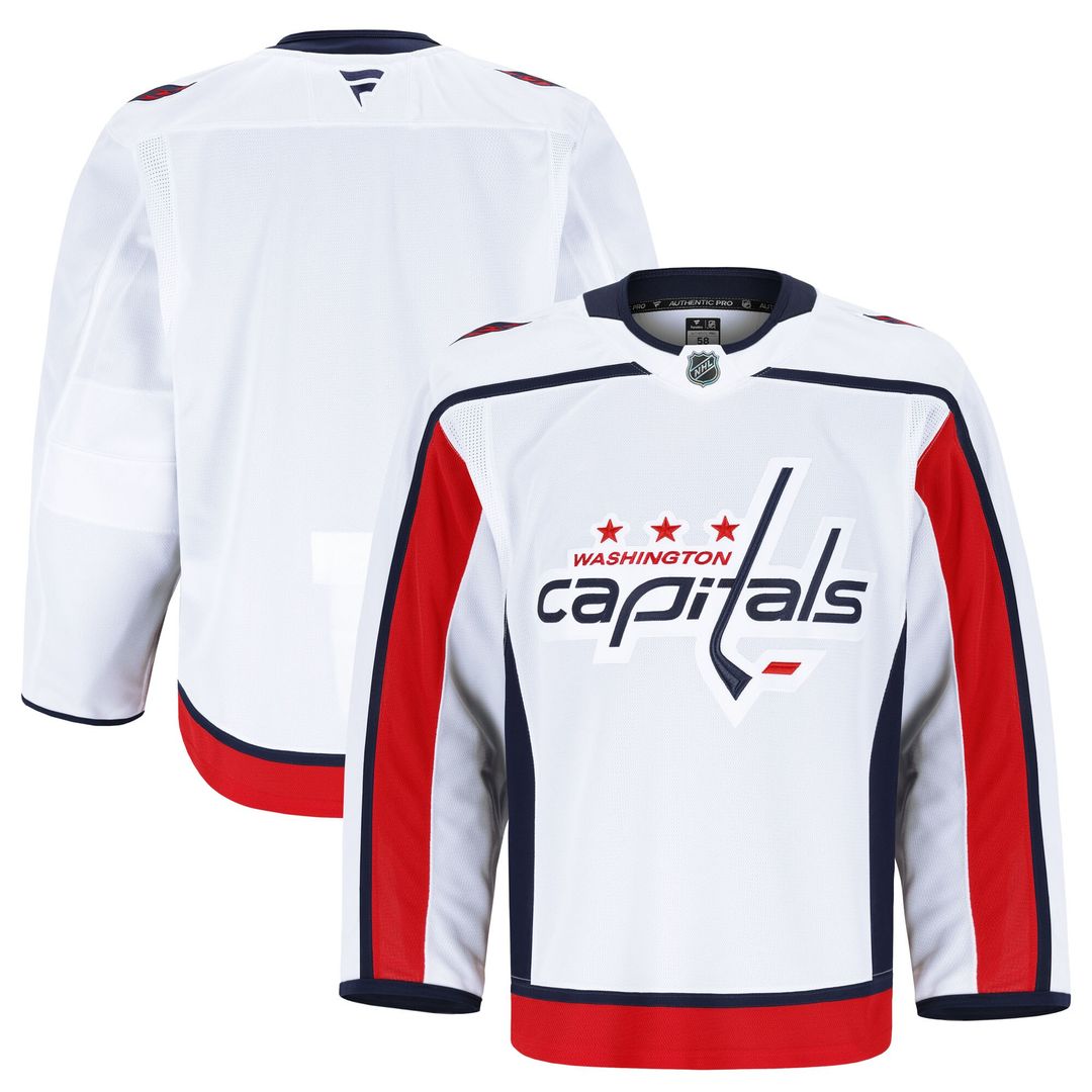 Washington Capitals Fanatics Away Authentic Pro Jersey - White