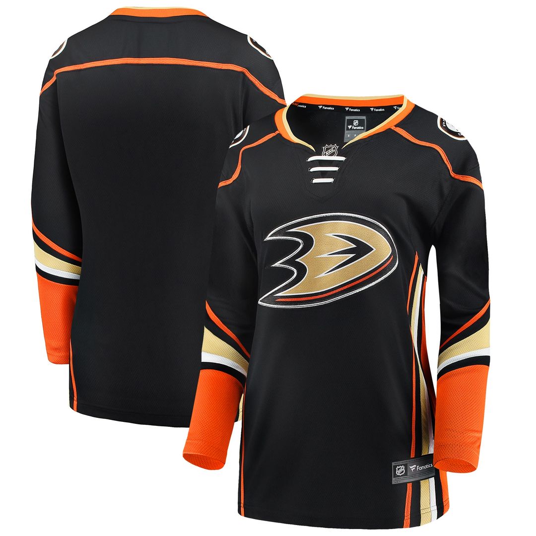 Anaheim Ducks Fanatics Women's Home Breakaway Jersey - Black
