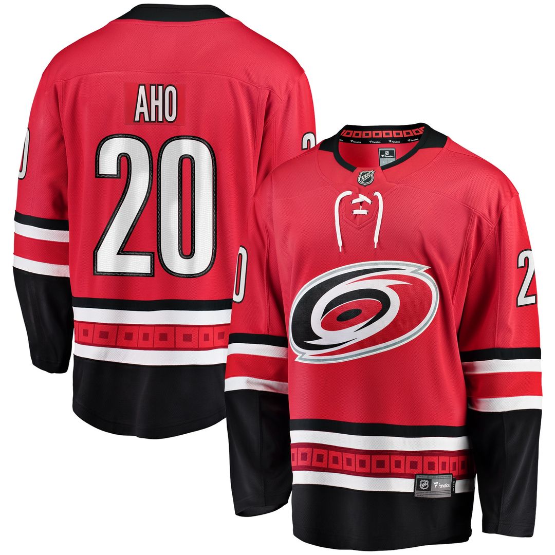 Sebastian Aho Carolina Hurricanes Fanatics Home Breakaway Jersey - Black