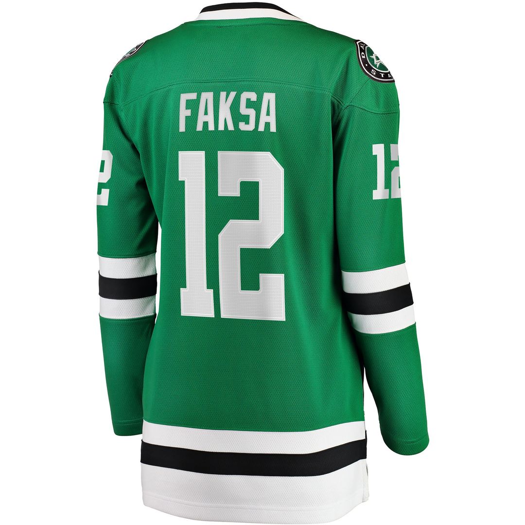Radek Faksa Dallas Stars Fanatics Women's Home Breakaway Jersey - Kelly Green