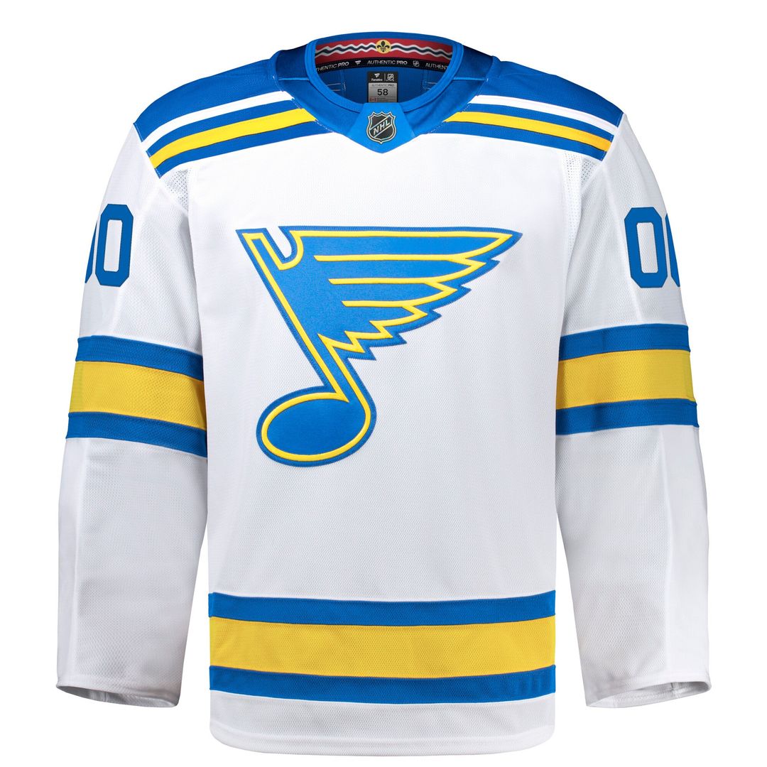 St. Louis Blues Fanatics Home Authentic Pro Custom Jersey - Blue
