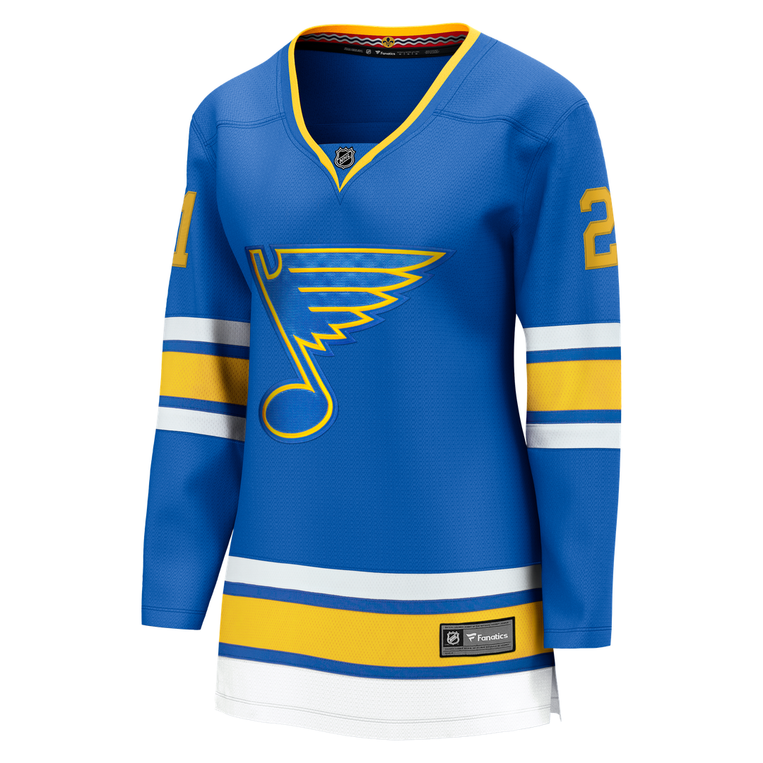 Jimmy Snuggerud St. Louis Blues Fanatics Women's Home Breakaway Jersey - Blue