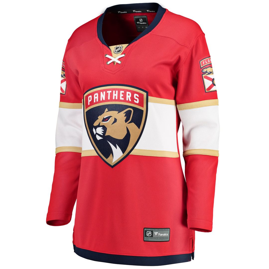 Florida Panthers Fanatics Women's Home Breakaway Jersey - Red