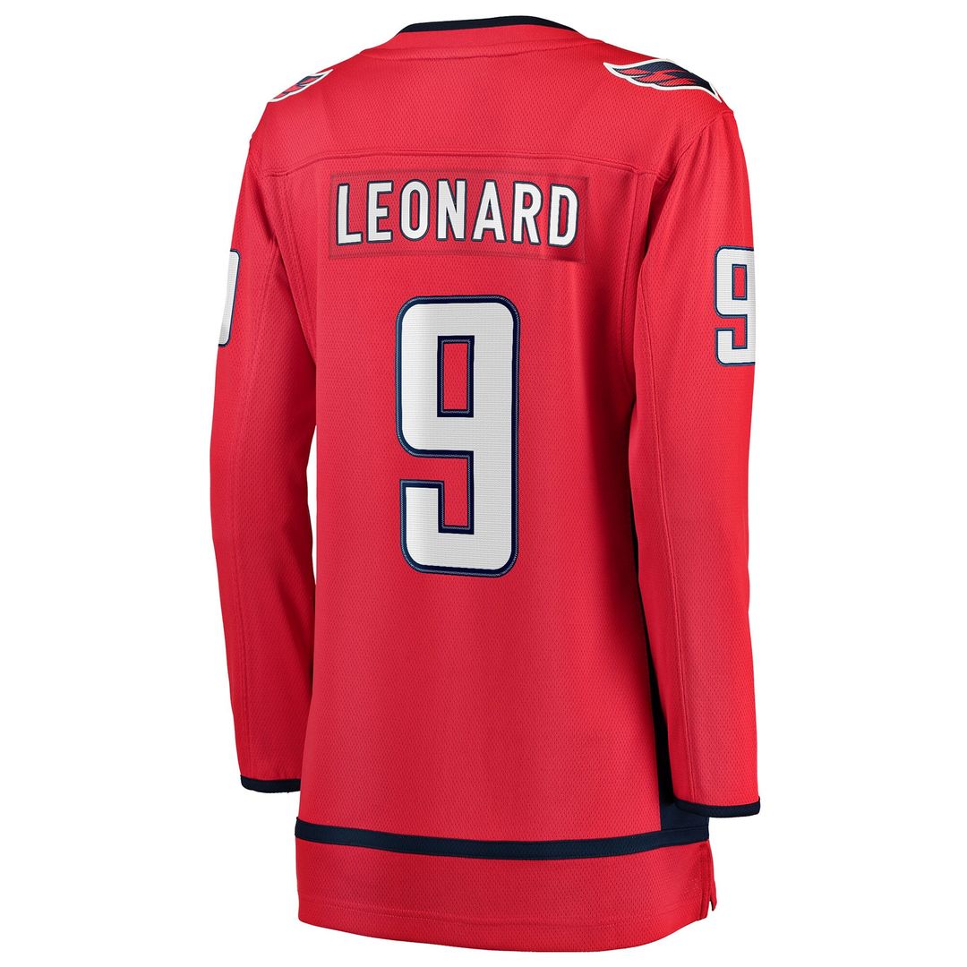 Ryan Leonard Washington Capitals Fanatics Women's Home Breakaway Player Jersey - Red