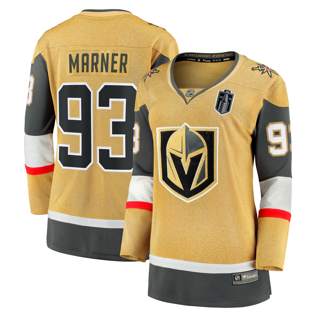Mitch Marner Vegas Golden Knights Fanatics Women's 2026 Stanley Cup Final Breakaway Jersey - Gold