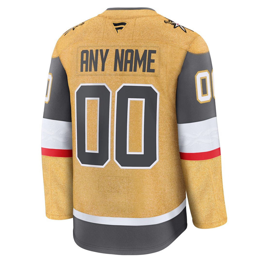 Vegas Golden Knights Fanatics Alternate Premium Custom Jersey - Gray