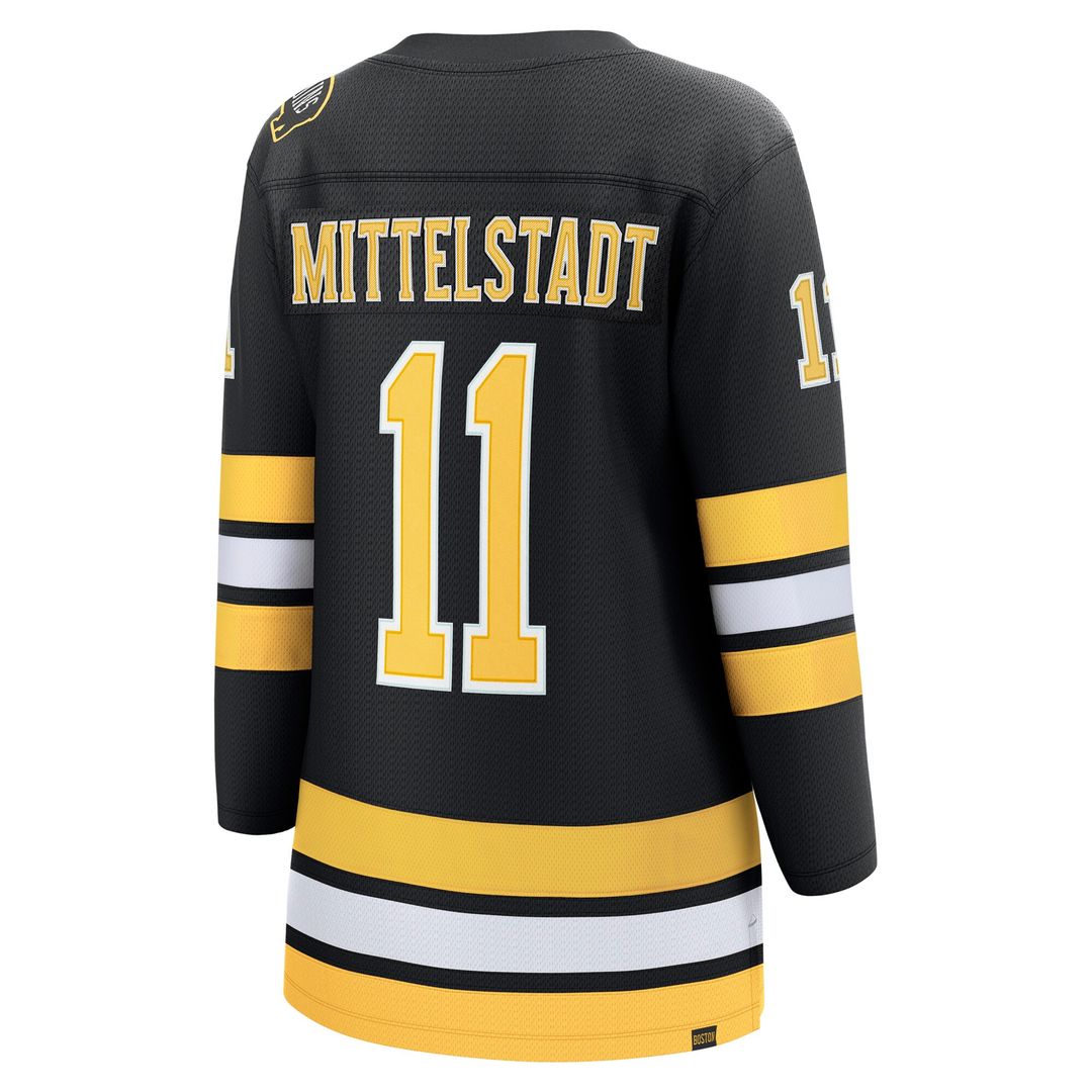 Casey Mittelstadt Boston Bruins Fanatics Women's Home Breakaway Player Jersey - Black