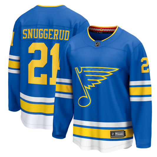 Jimmy Snuggerud St. Louis Blues Fanatics Home Breakaway Jersey - Blue