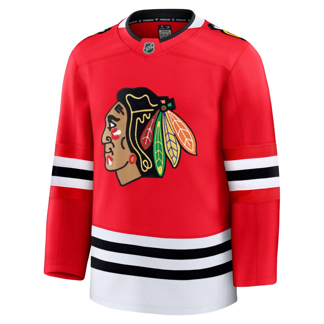 Chicago Blackhawks Fanatics Home Premium Jersey - Red