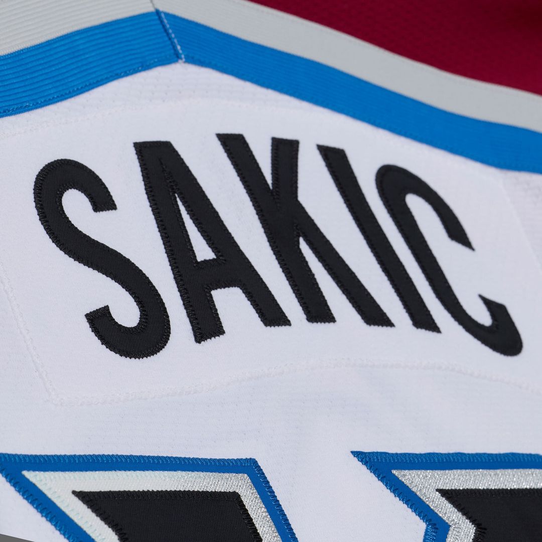 Joe Sakic Colorado Avalanche Mitchell & Ness 1995 Power Play Jersey - White