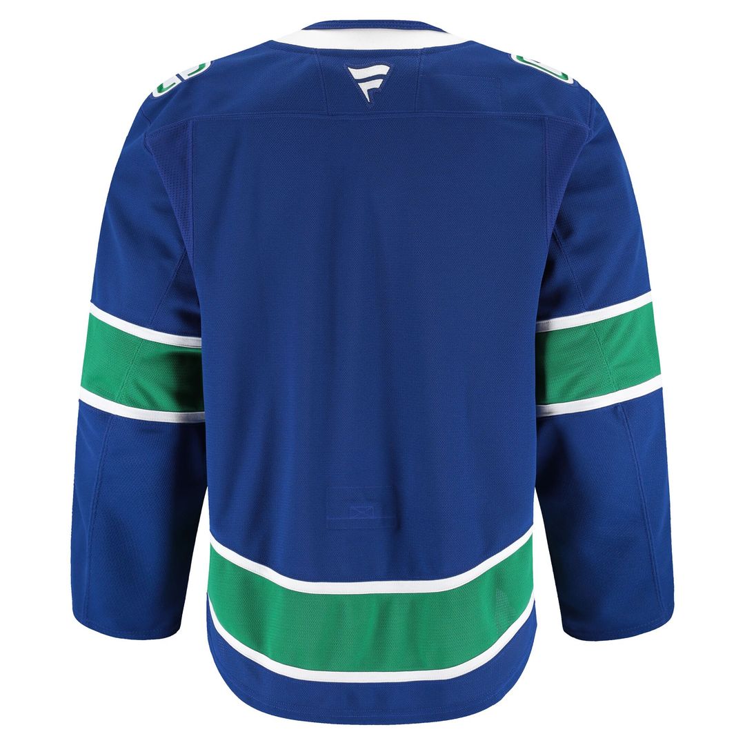 Vancouver Canucks Fanatics Home Authentic Pro Jersey - Blue