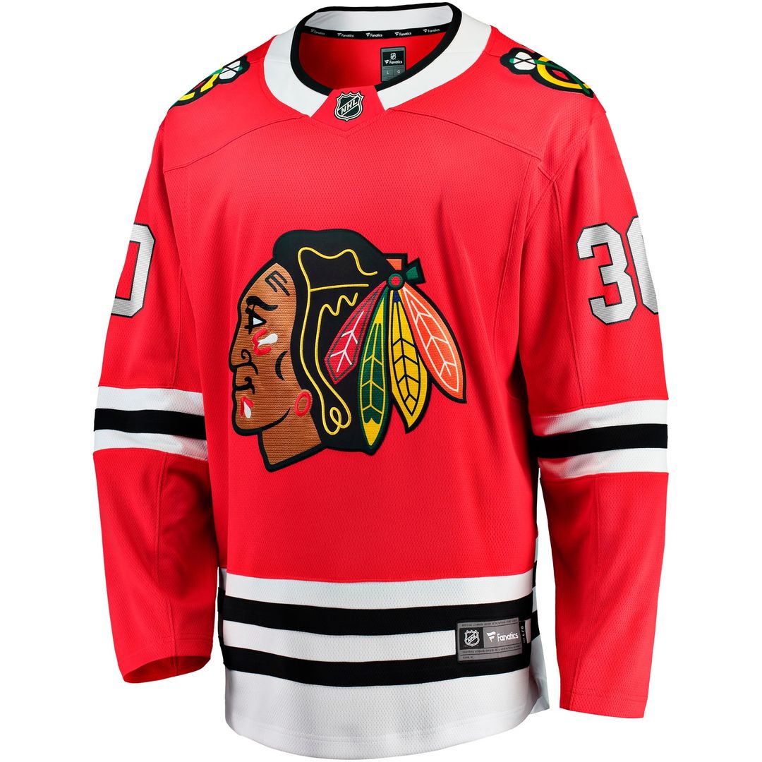 Spencer Knight Chicago Blackhawks Fanatics Home Breakaway Jersey - Red
