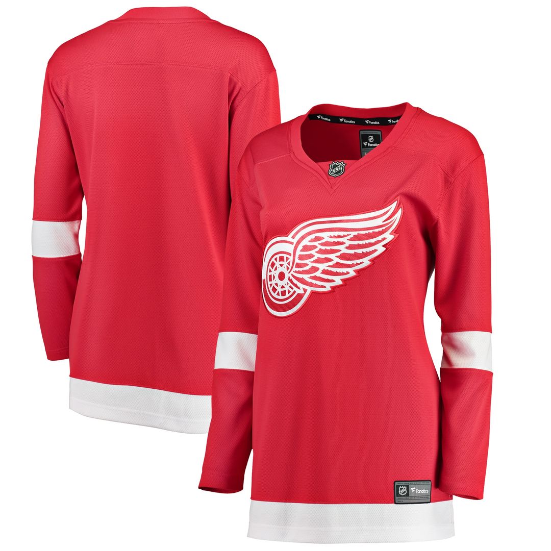 Detroit Red Wings Fanatics Women's Home Breakaway Jersey - Red