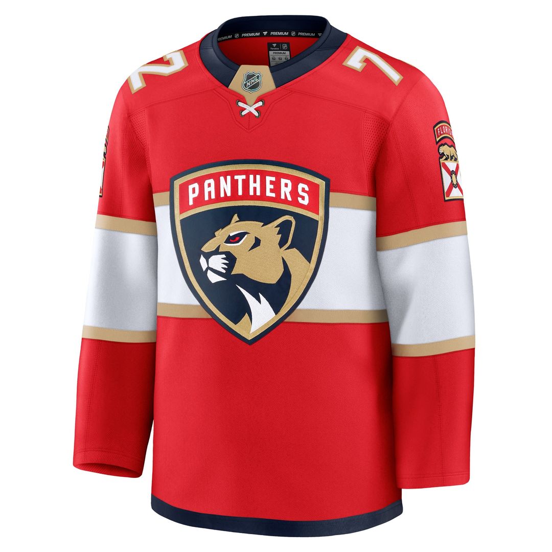Sergei Bobrovsky Florida Panthers Fanatics Premium Jersey - Red