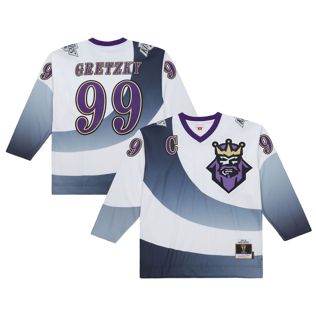 Wayne Gretzky Los Angeles Kings Mitchell & Ness 1995-96 Power Play Jersey - White