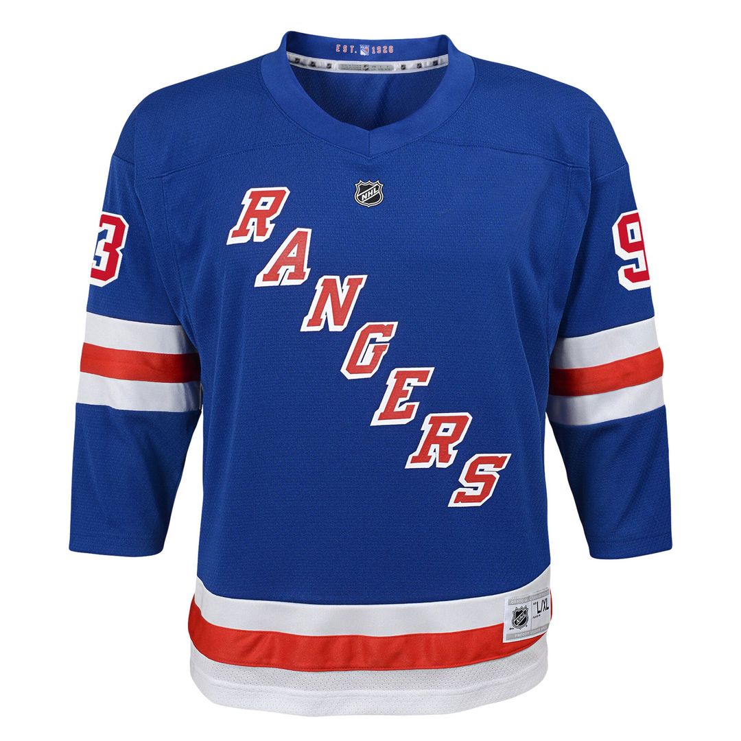 Mika Zibanejad New York Rangers Youth Alternate Player Replica Jersey - Navy