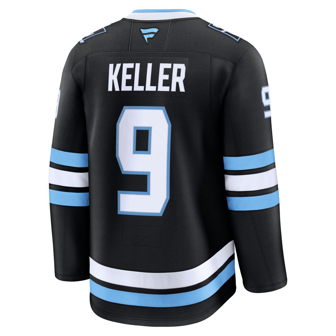 Clayton Keller Utah Mammoth Fanatics Home Premium Player Jersey - Black