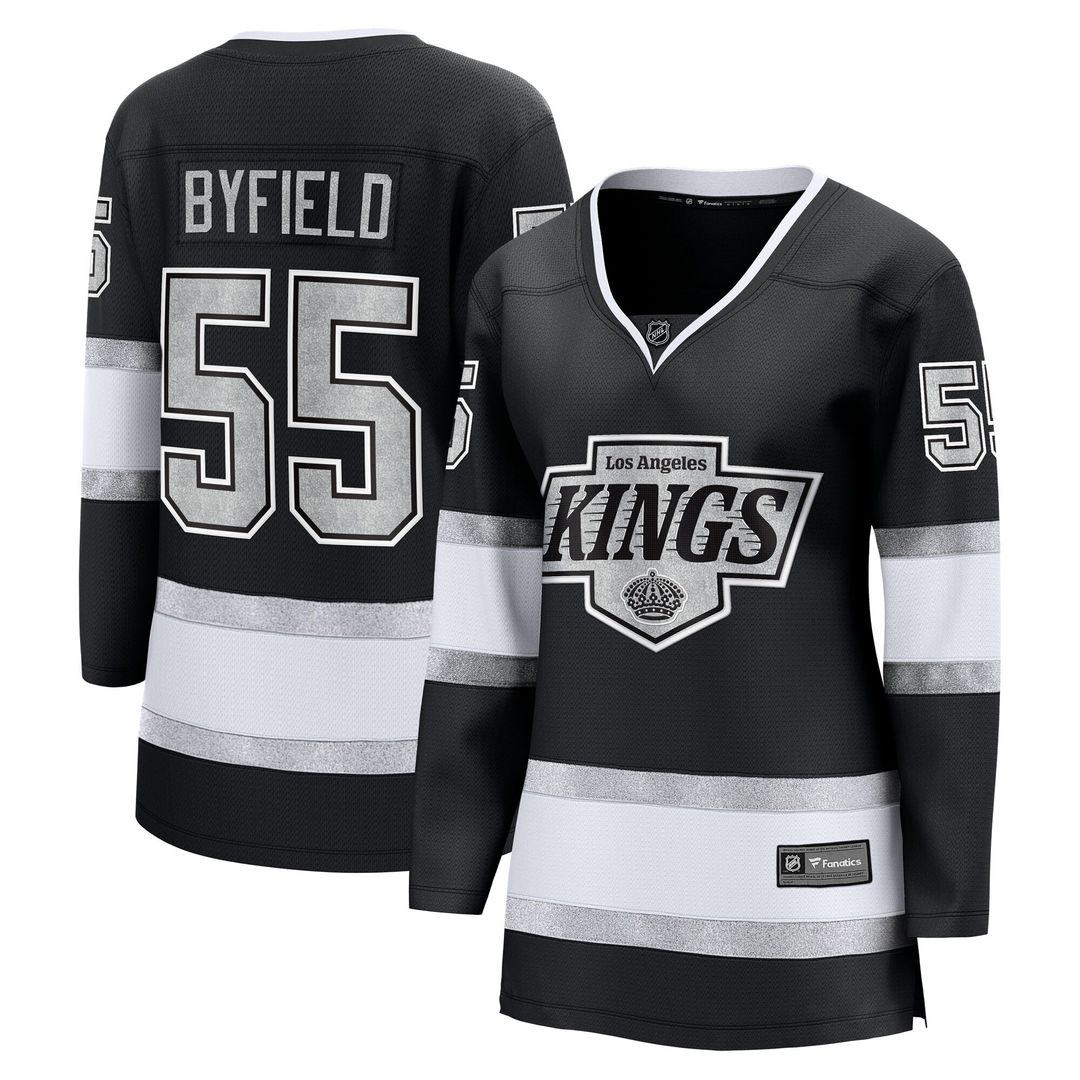 Quinton Byfield Los Angeles Kings Fanatics Women's Home Breakaway Jersey - Black