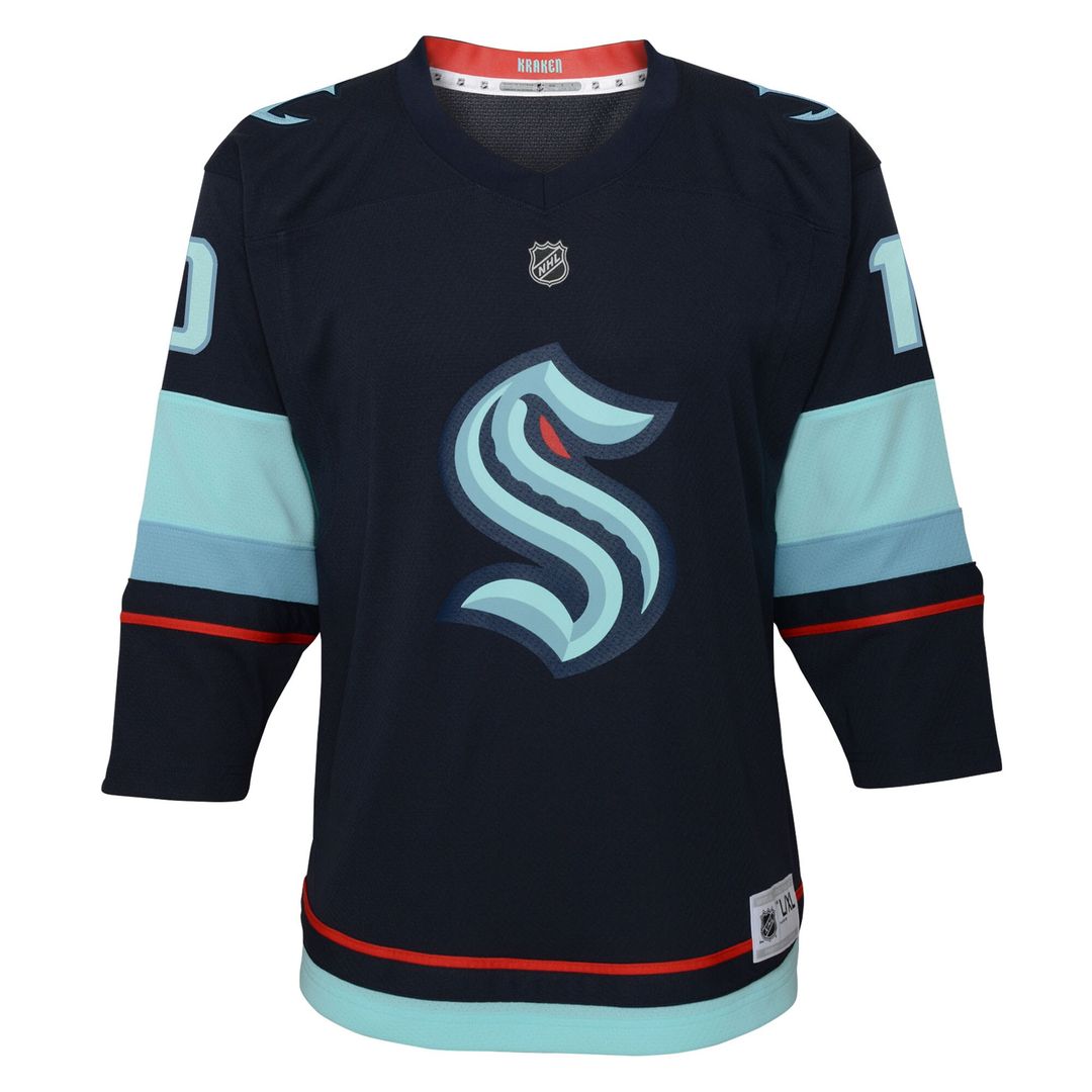 Matty Beniers Seattle Kraken Youth Alternate Player Replica Jersey - Navy