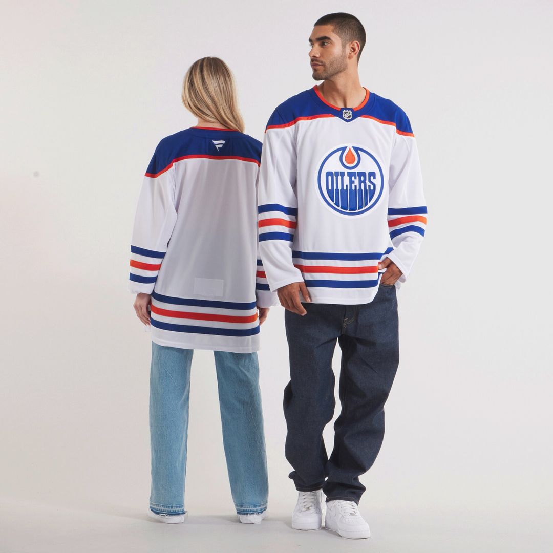 Edmonton Oilers Fanatics Away Premium Jersey - White