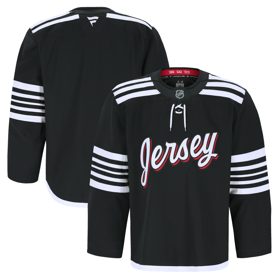 New Jersey Devils Fanatics Alternate Authentic Pro Jersey - Black