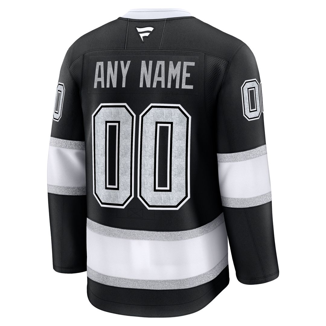 Los Angeles Kings Fanatics Home Premium Custom Jersey - Black