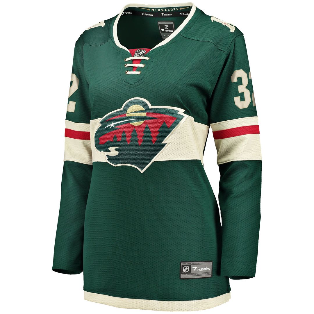 Filip Gustavsson Minnesota Wild Fanatics Women's Home Breakaway Player Jersey - Green