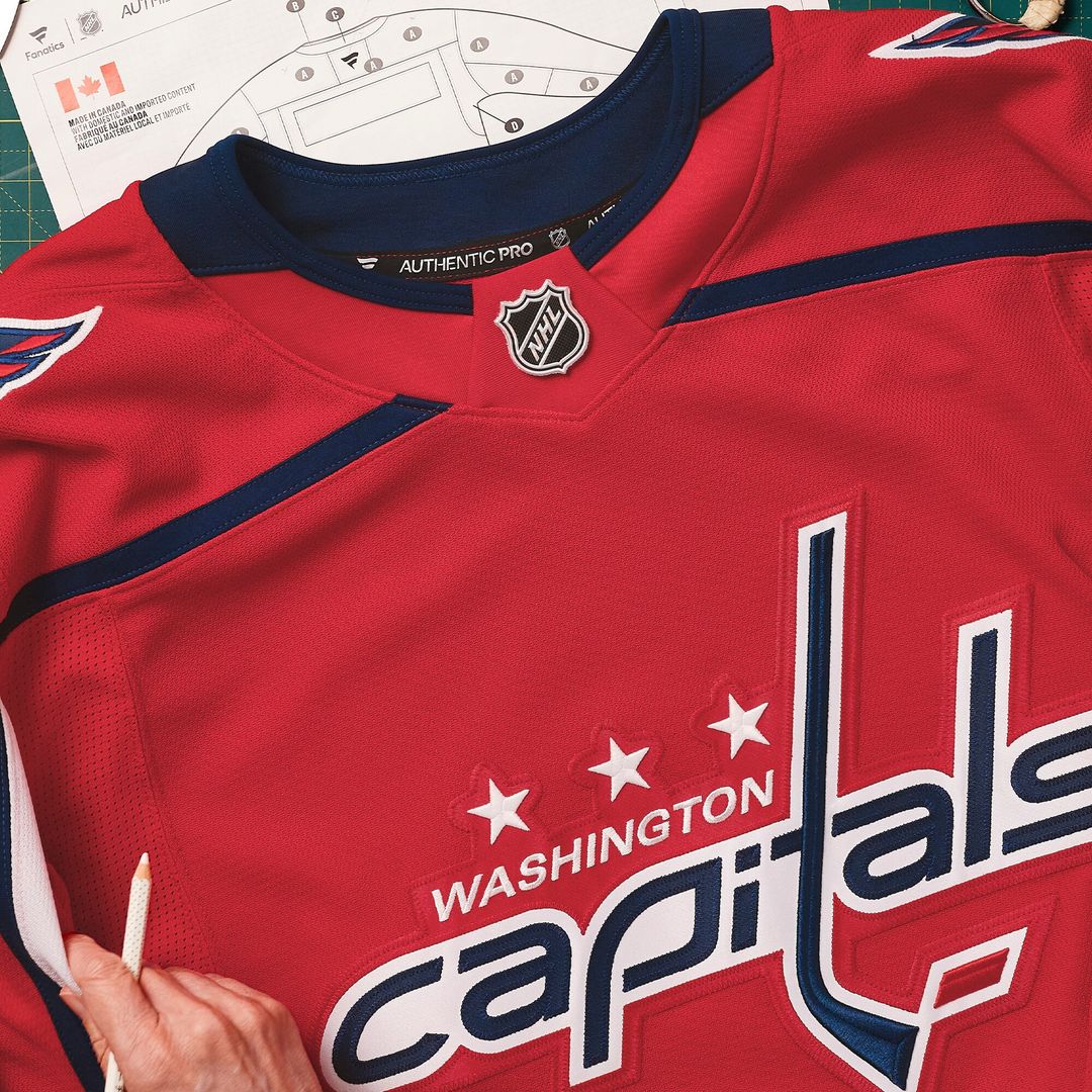 Washington Capitals Fanatics Home Authentic Pro Custom Jersey - Red