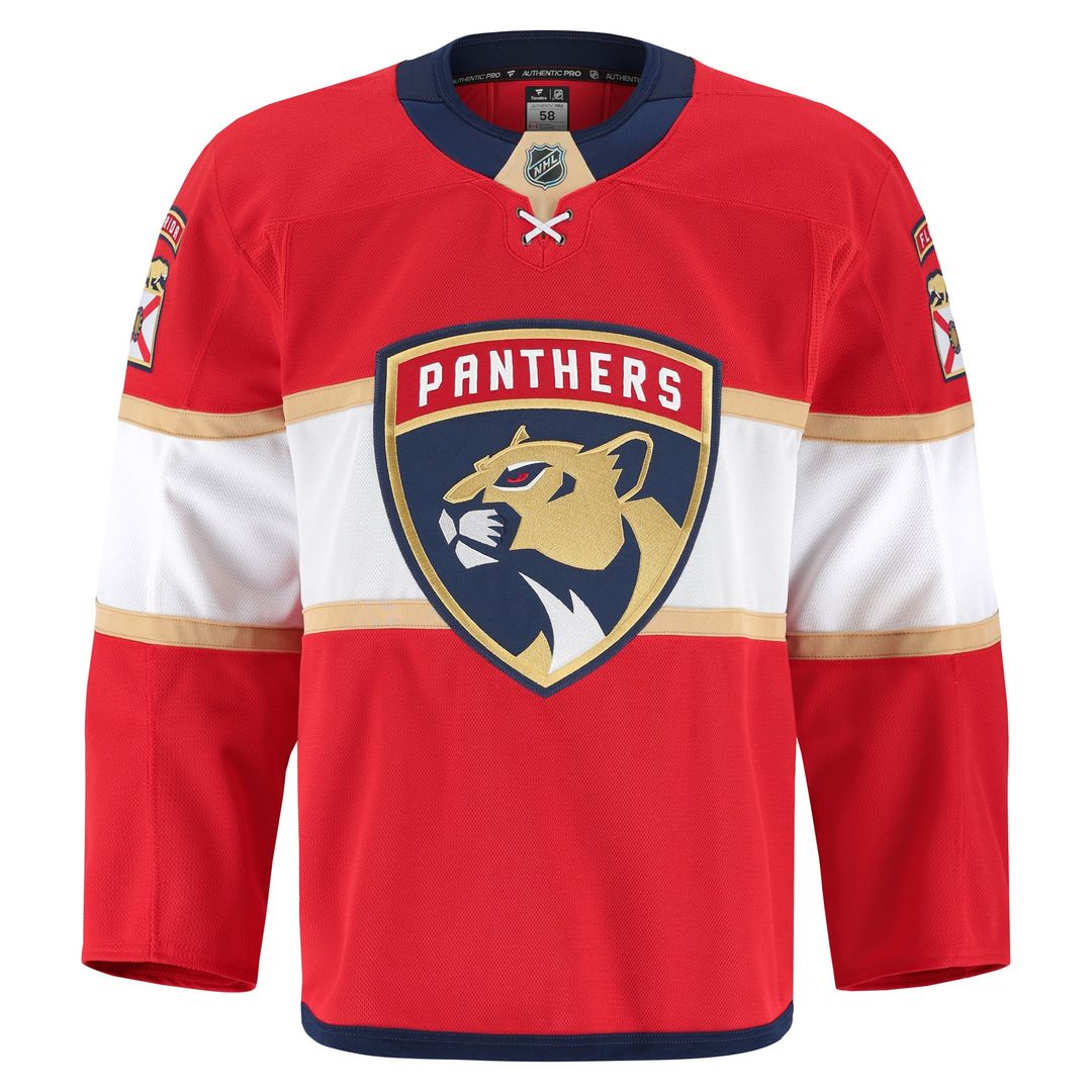 Florida Panthers Fanatics Home Authentic Pro Jersey - Red